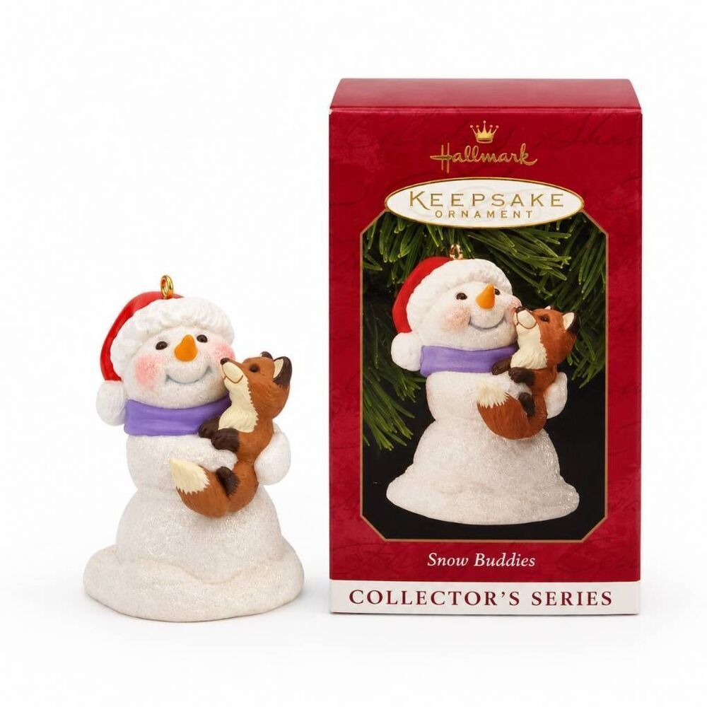 Hallmark Snow Buddies Bunny Keepsake Ornament 1999